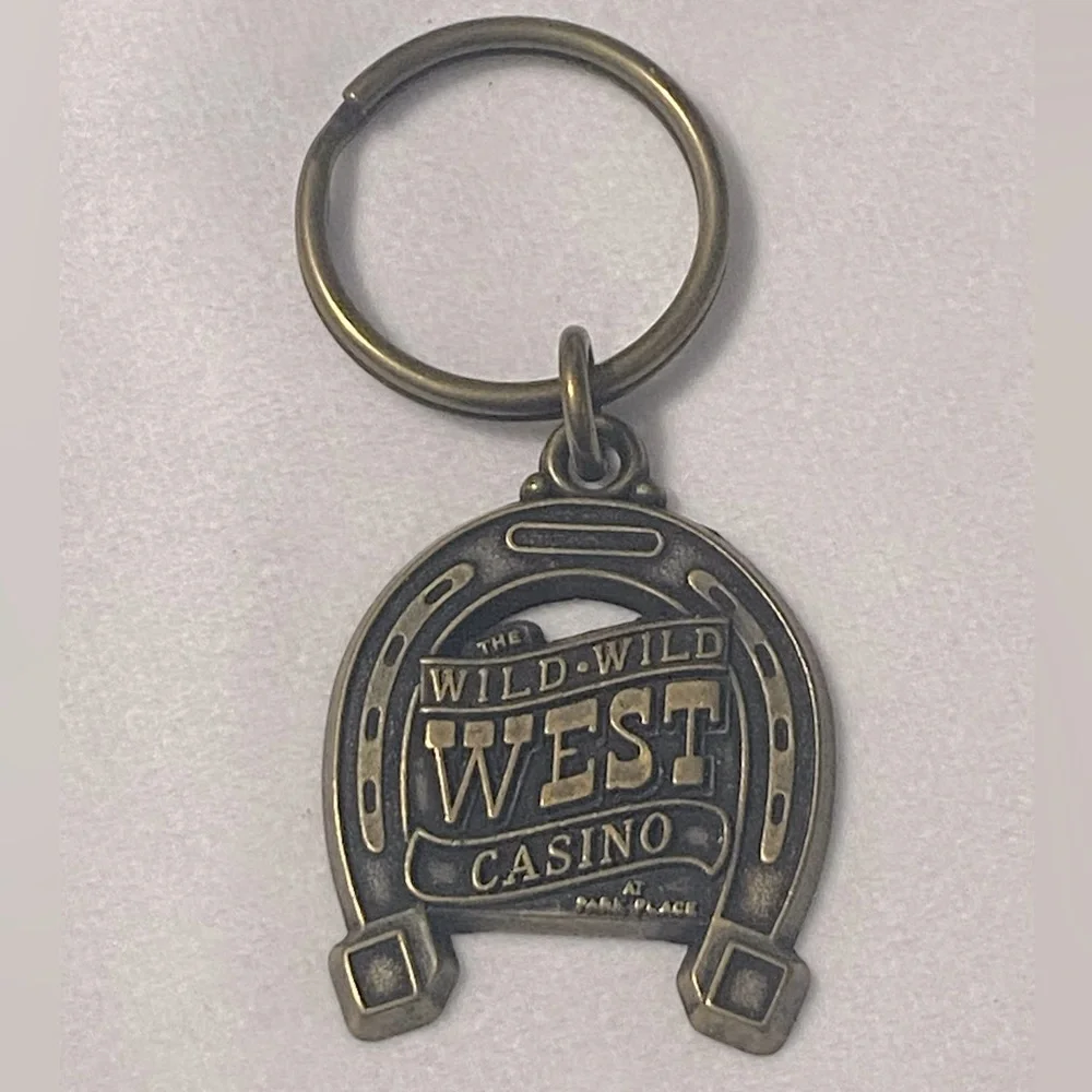 Vintage Wild Wild West Casino at Park Place Keychain